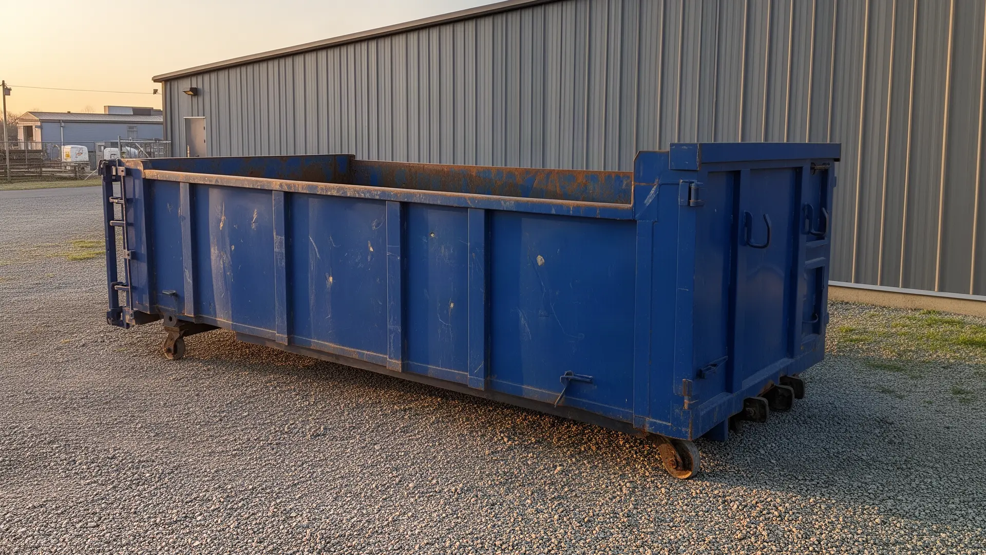 Roll-off dumpster from Goose Marsh Dumpster Rental in West Columbia, SC